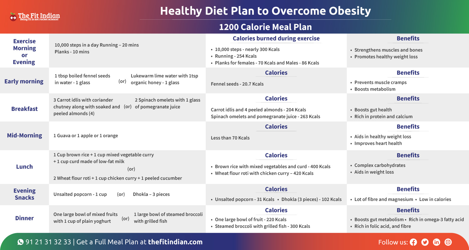 Obesity prevention diet plan