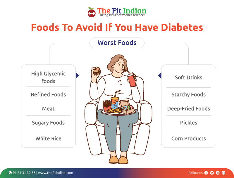 Foods to avoid for diabetes