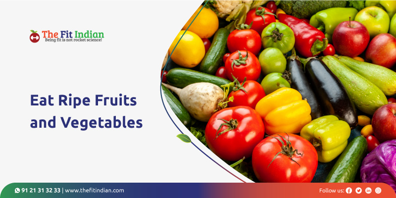 Eat Ripe Fruits and Vegetables for Low Blood Sugar