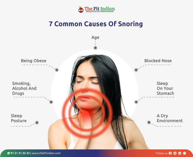 What are the causes of snoring