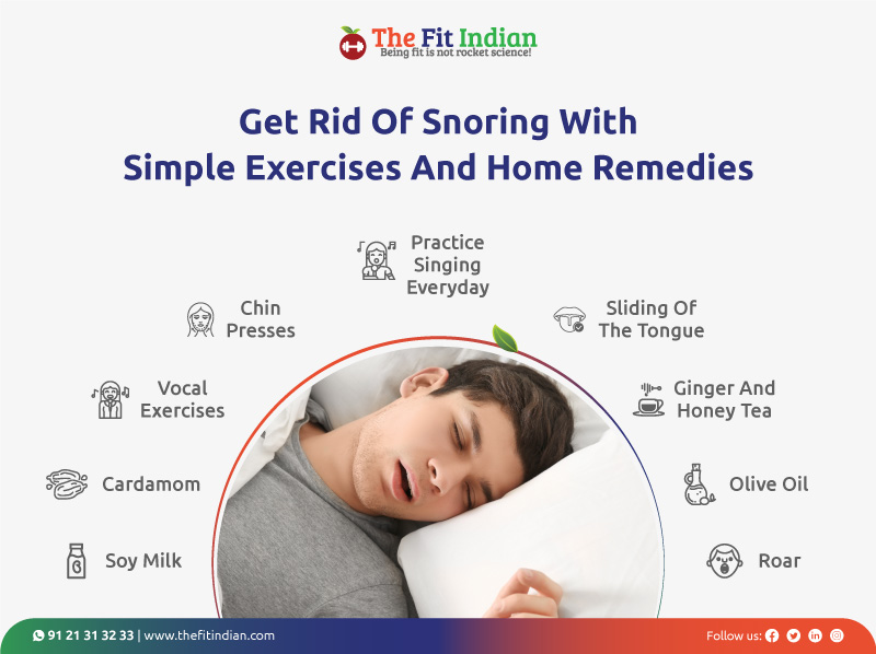 How to get rid of snoring naturally at home