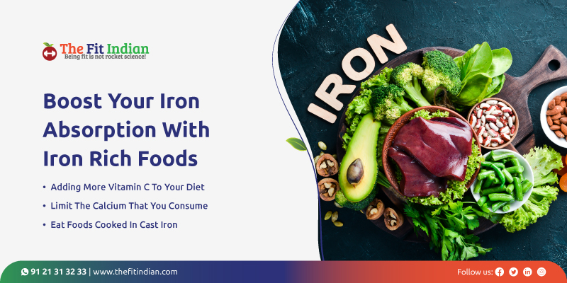 How to boost iron absorption with iron rich foods