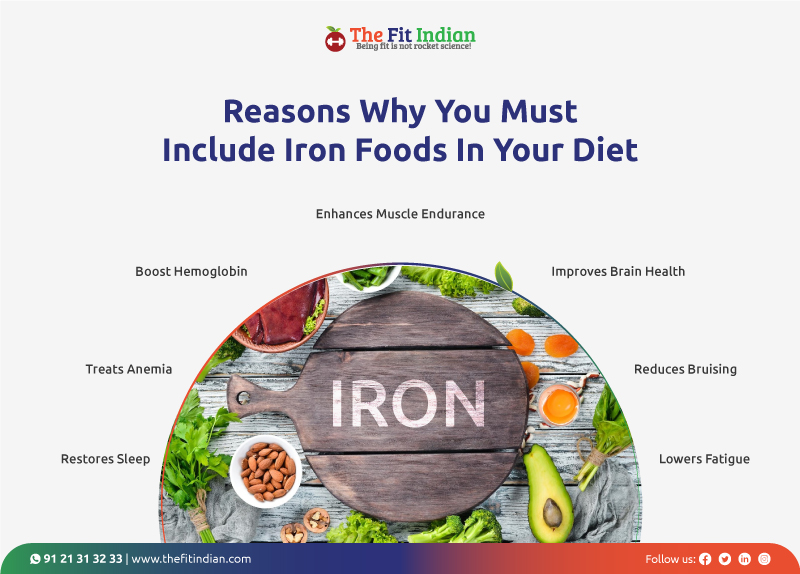 What are the benefits of iron rich foods